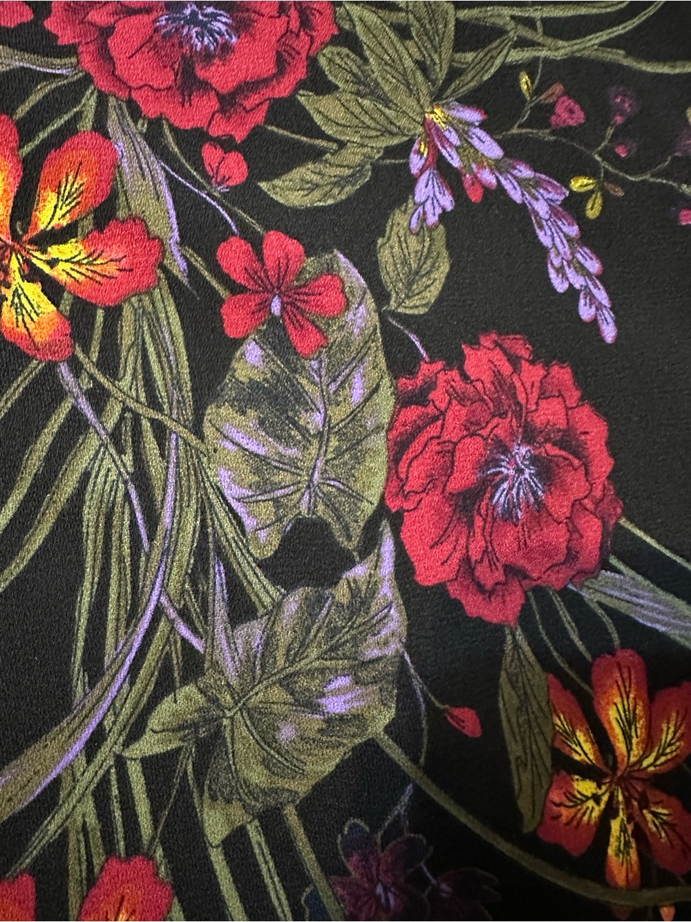 BP Double V-Neck Floral Cami Tank Top Medium Nordstrom - Picture 8 of 9